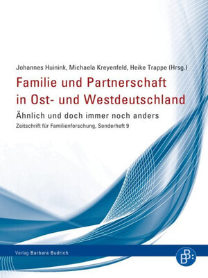 cover image of Familie und Partnerschaft in Ost- und Westdeutschland